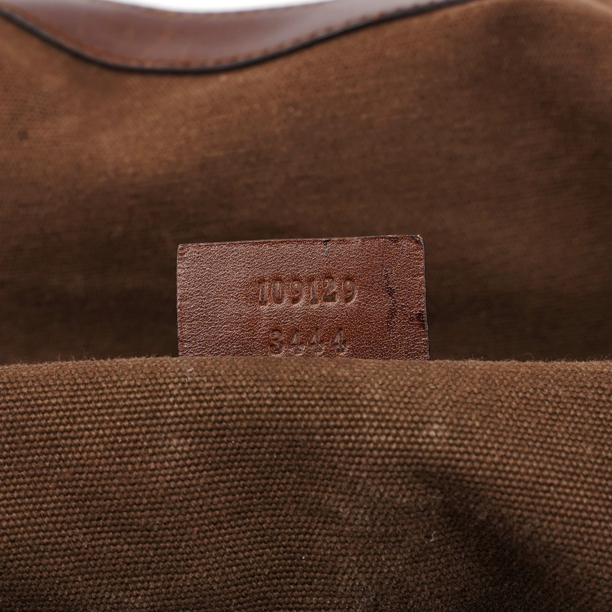 Gucci 2003 Sac Bamboo en toile marron