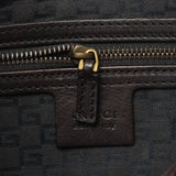 Gucci 2003 Brown Canvas Hobo Shoulder Bag