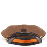 Gucci 2003 Brown Canvas Hobo Shoulder Bag