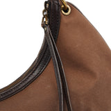 Gucci 2003 Brown Canvas Hobo Shoulder Bag