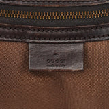 Gucci 2003 Brown Canvas Hobo Shoulder Bag