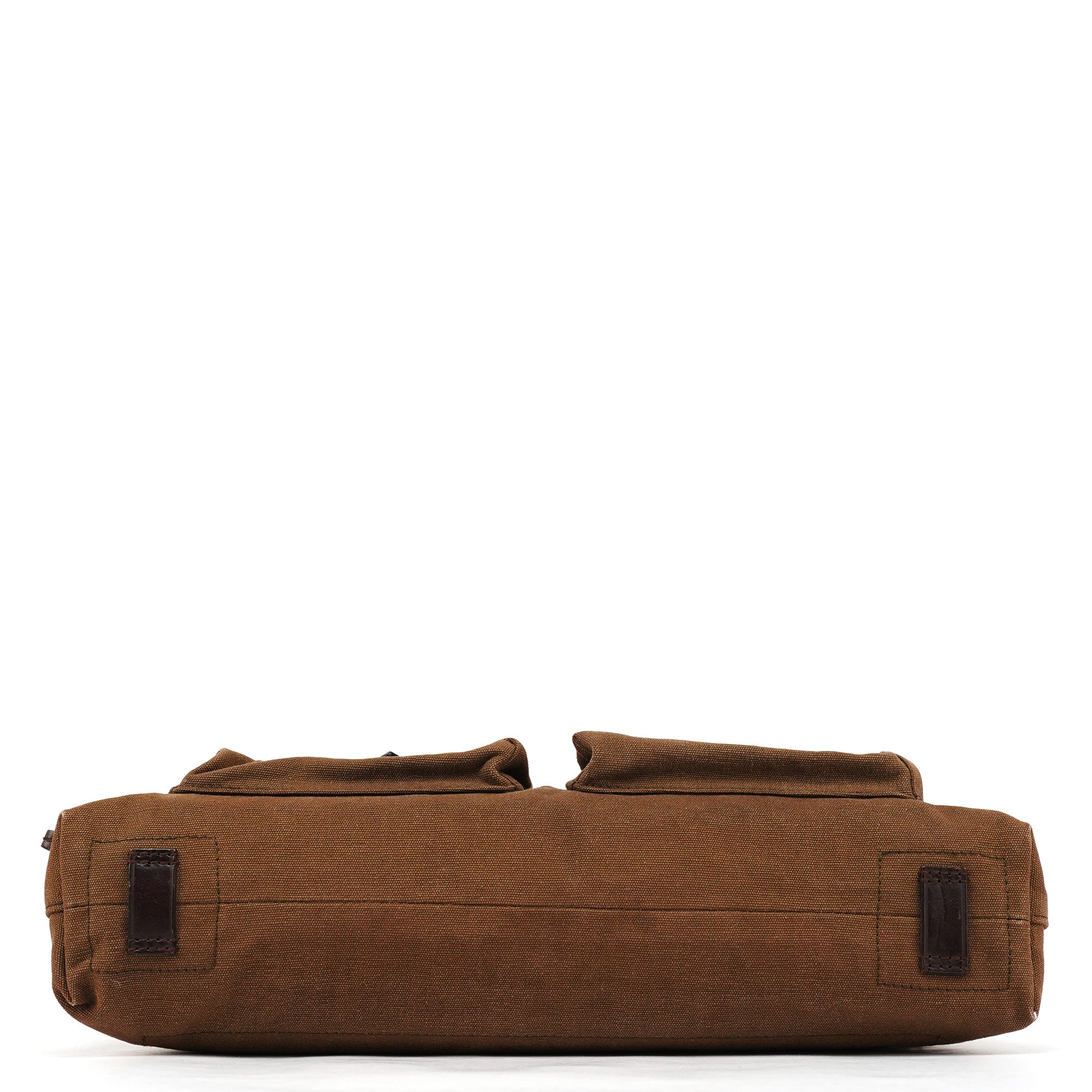 Gucci 2003 Schultertasche aus braunem Canvas mit Lederbesatz