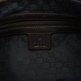 Gucci 2003 Brown Canvas Round Shoulder Bag