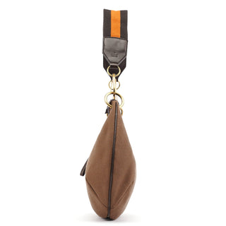 Gucci 2003 Brown Canvas Round Shoulder Bag