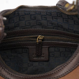 Gucci 2003 Brown Canvas Shoulder Bag