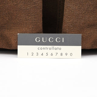 Gucci 2003 Brown Canvas Shoulder Bag