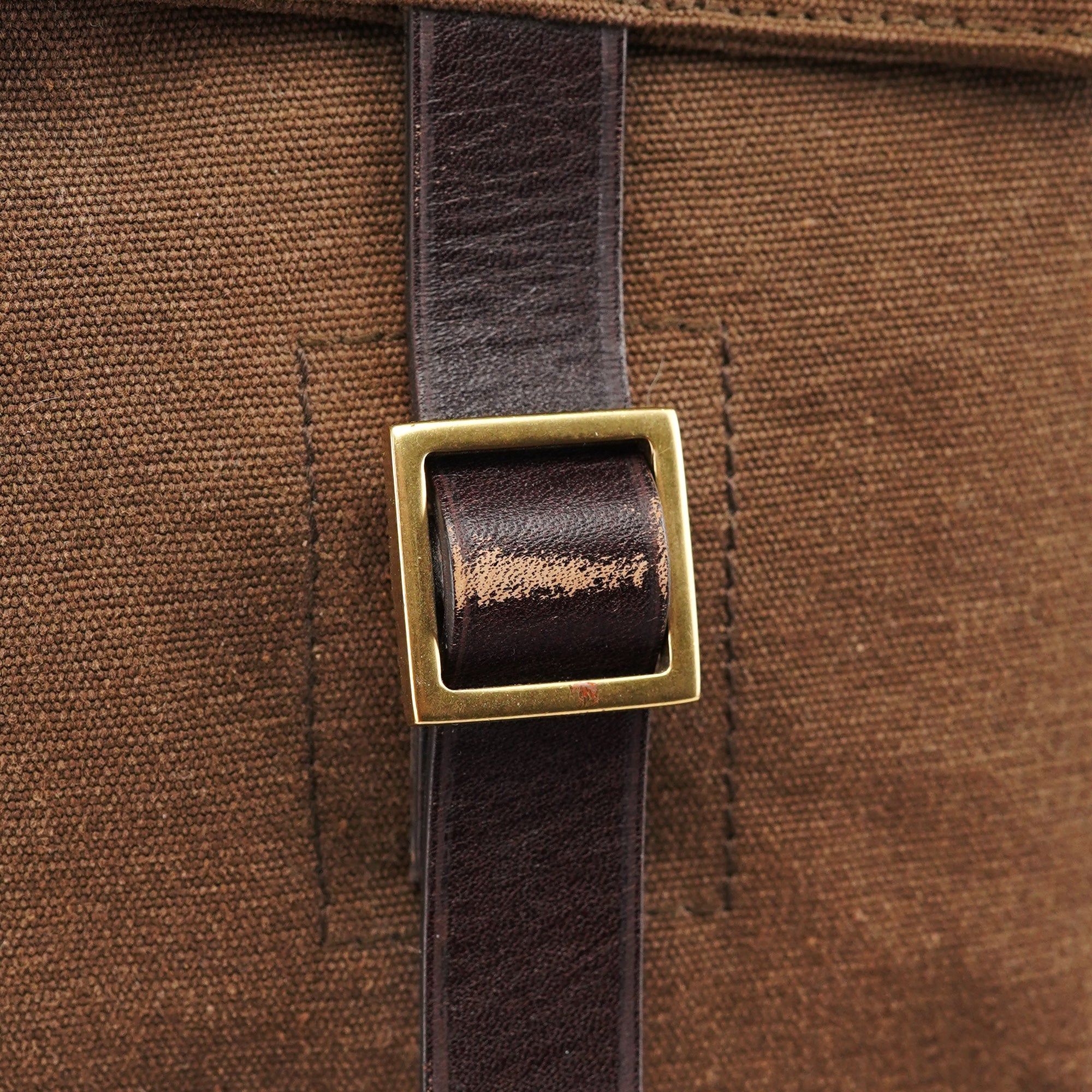Gucci 2003 Brown Canvas Shoulder Bag