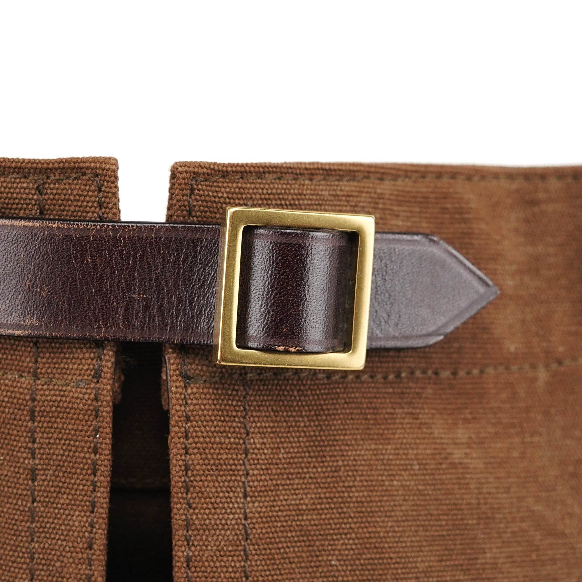 Gucci 2003 Brown Canvas Shoulder Bag