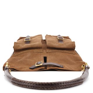 Gucci 2003 Brown Canvas Shoulder Bag