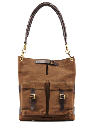 Gucci 2003 Brown Canvas Shoulder Bag