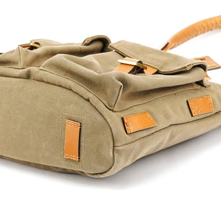 Gucci 2003 Khaki Canvas Shoulder Bag