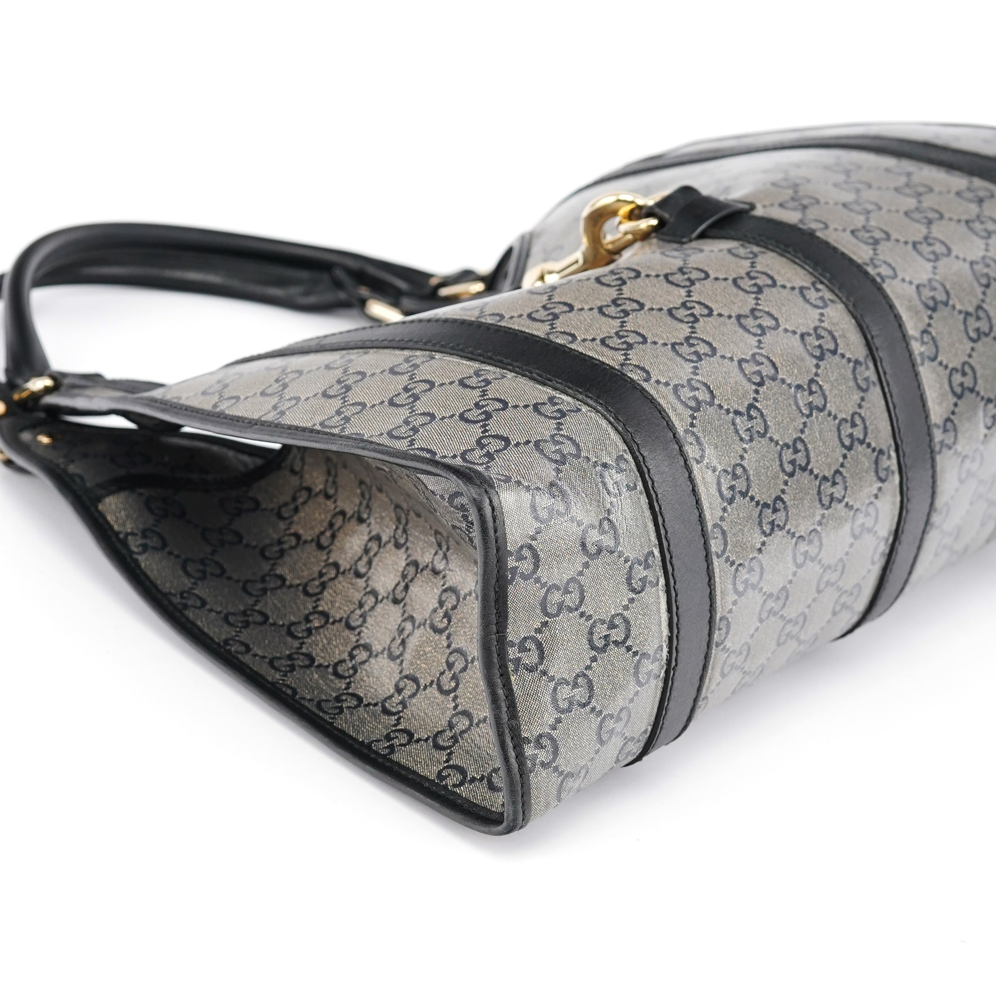 Gucci 203494 Beige GG Canvas Jackie Shoulder Bag