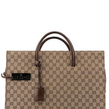 Gucci 212792 Beige GG Lady Lock Tote Bag