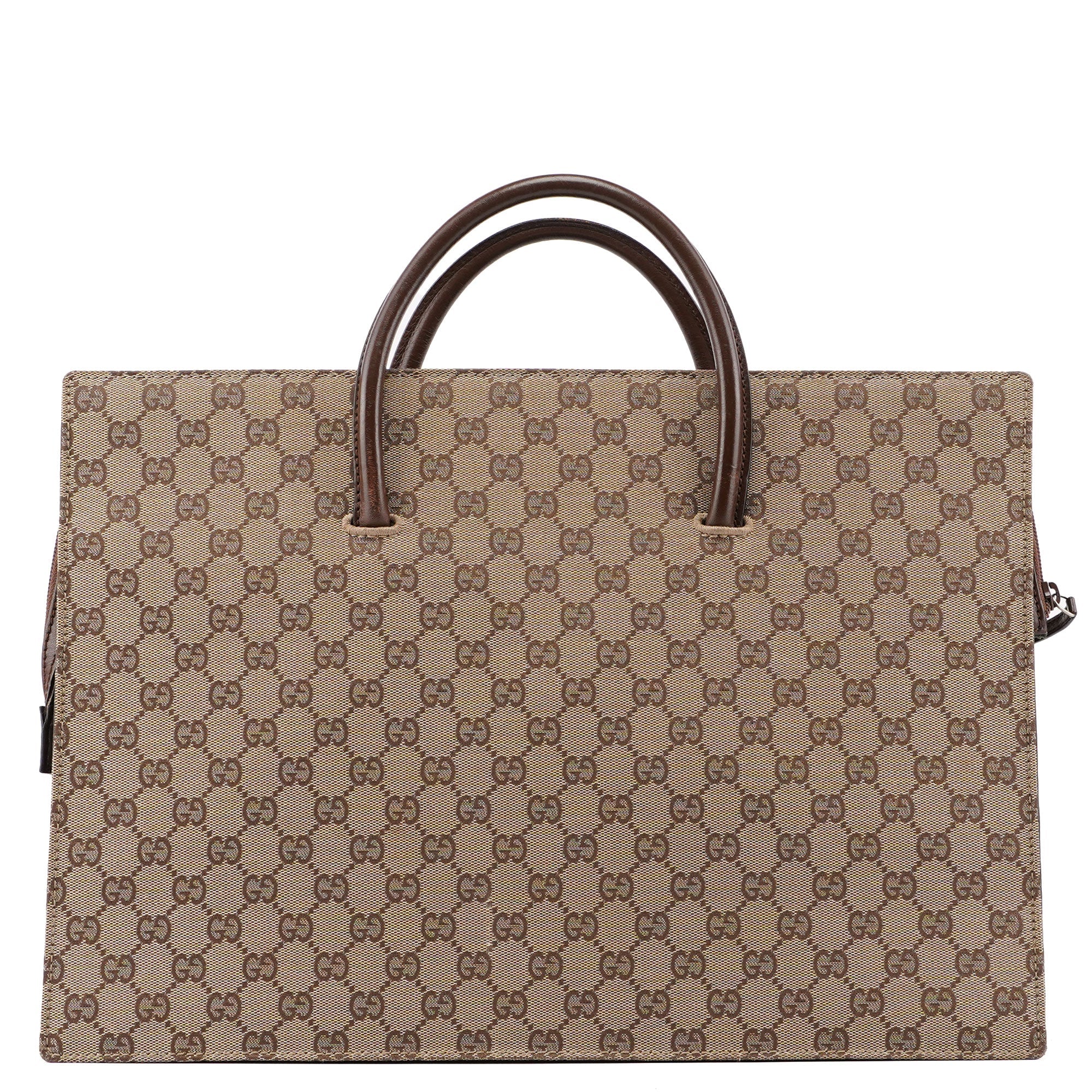 Gucci 212792 Beige GG Lady Lock Tote Bag