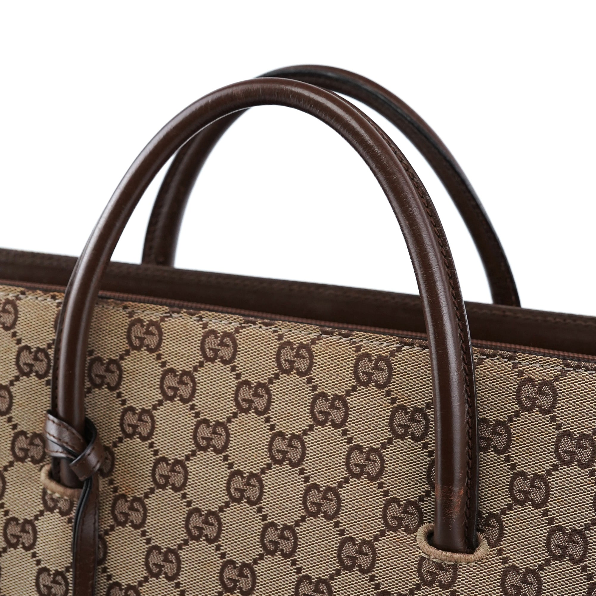 Gucci 212792 Beige GG Lady Lock Tote Bag