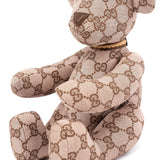 Gucci 212955 Monogram Canvas Teddy Bear