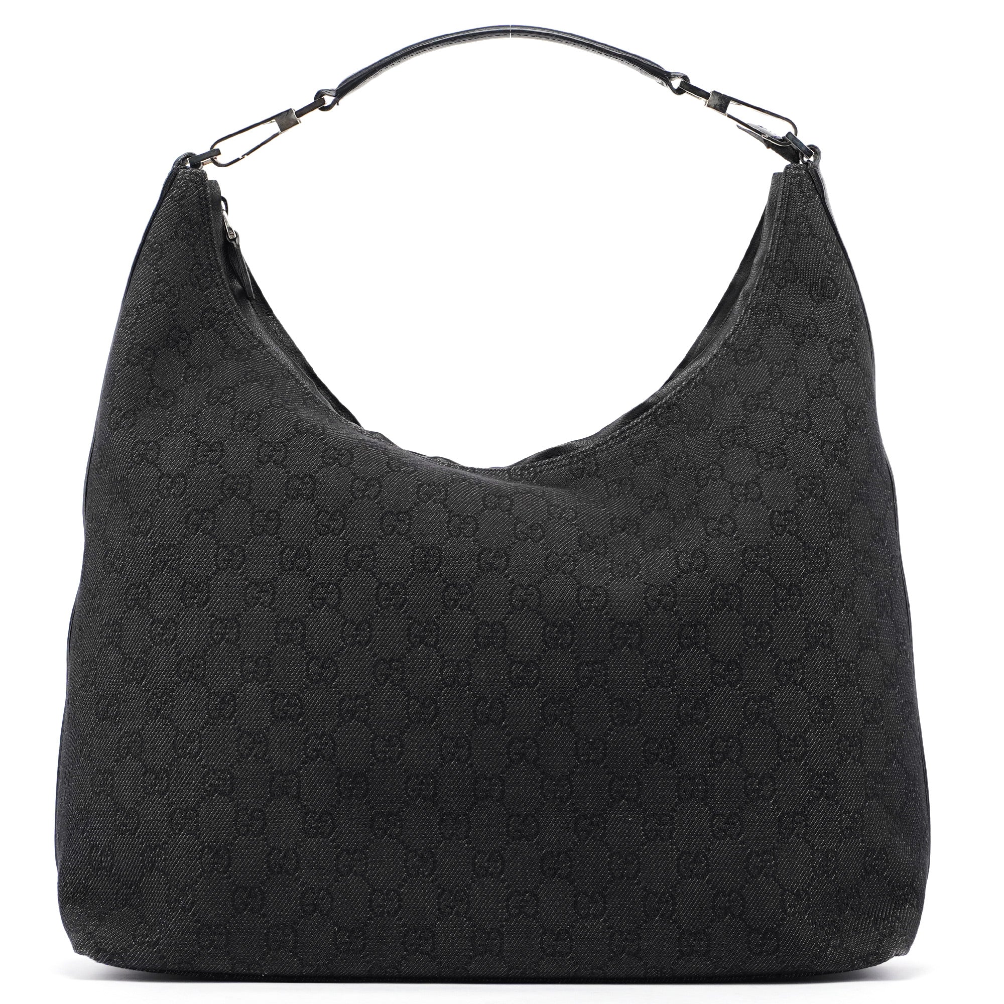 Gucci 246892 Sac hobo en denim GG anthracite