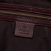 Gucci 248045 Burgundy Suede GG Shoulder Bag