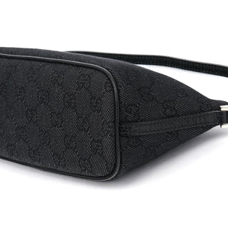 Gucci 250001 Anthracite Denim GG Boat Pochette