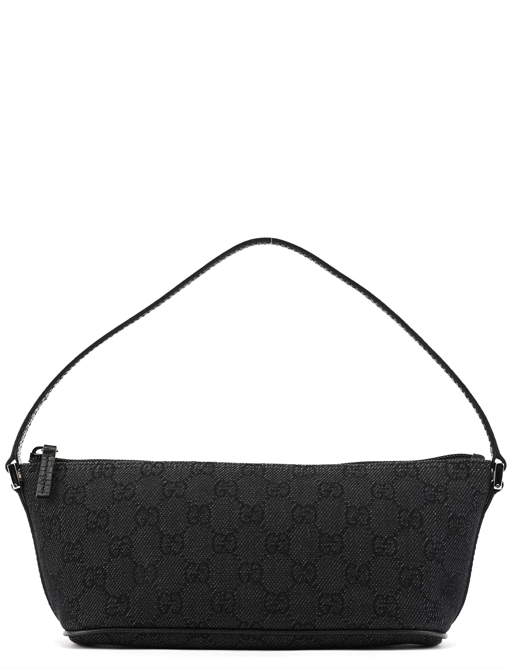 Gucci 250001 Anthracite Denim GG Boat Pochette