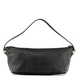Gucci 250001 Black Lizard Embossed Boat Pochette
