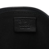 Gucci 250001 Black Lizard Embossed Boat Pochette