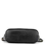 Gucci 250001 Black Lizard Embossed Boat Pochette