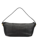 Gucci 250001 Black Lizard Embossed Boat Pochette
