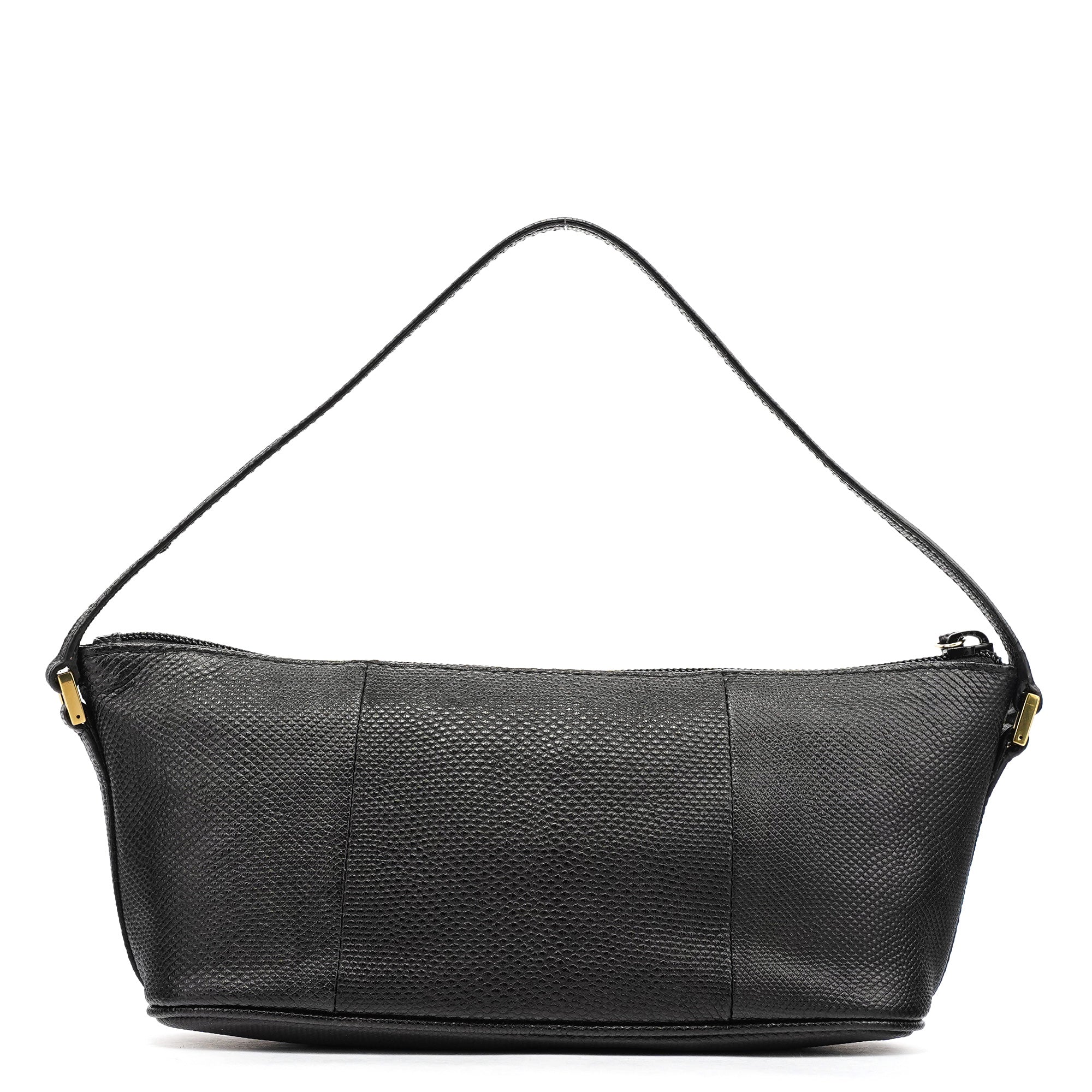 Gucci 250001 Black Lizard Embossed Boat Pochette