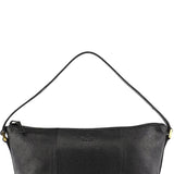 Gucci 250001 Black Lizard Embossed Boat Pochette