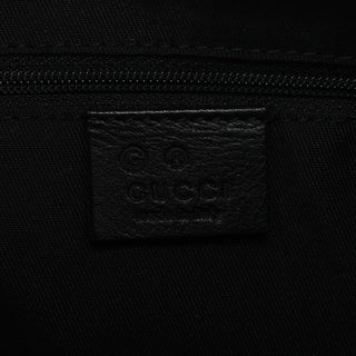 Gucci 253336 Black GG Embossed Leather Shoulder Bag