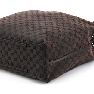 Gucci 257271 Brown GG Leather Tote Bag