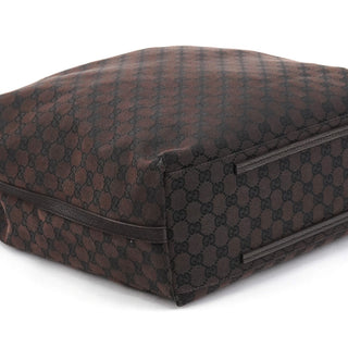 Gucci 257271 Brown GG Leather Tote Bag