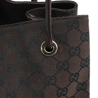 Gucci 257271 Brown GG Leather Tote Bag