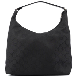 gucci 257279 Black GG Hobo Shoulder Bag