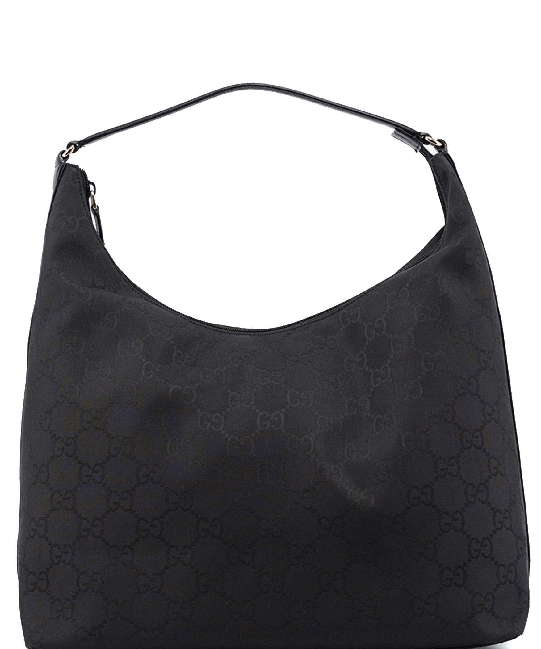 gucci 257279 Black GG Hobo Shoulder Bag