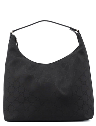 gucci 257279 Black GG Hobo Shoulder Bag