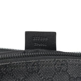 Gucci 257300 Anthracite Denim GG Boat Pochette