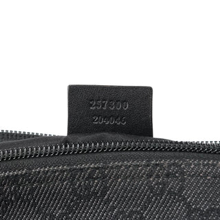 Gucci 257300 Anthracite Denim GG Boat Pochette