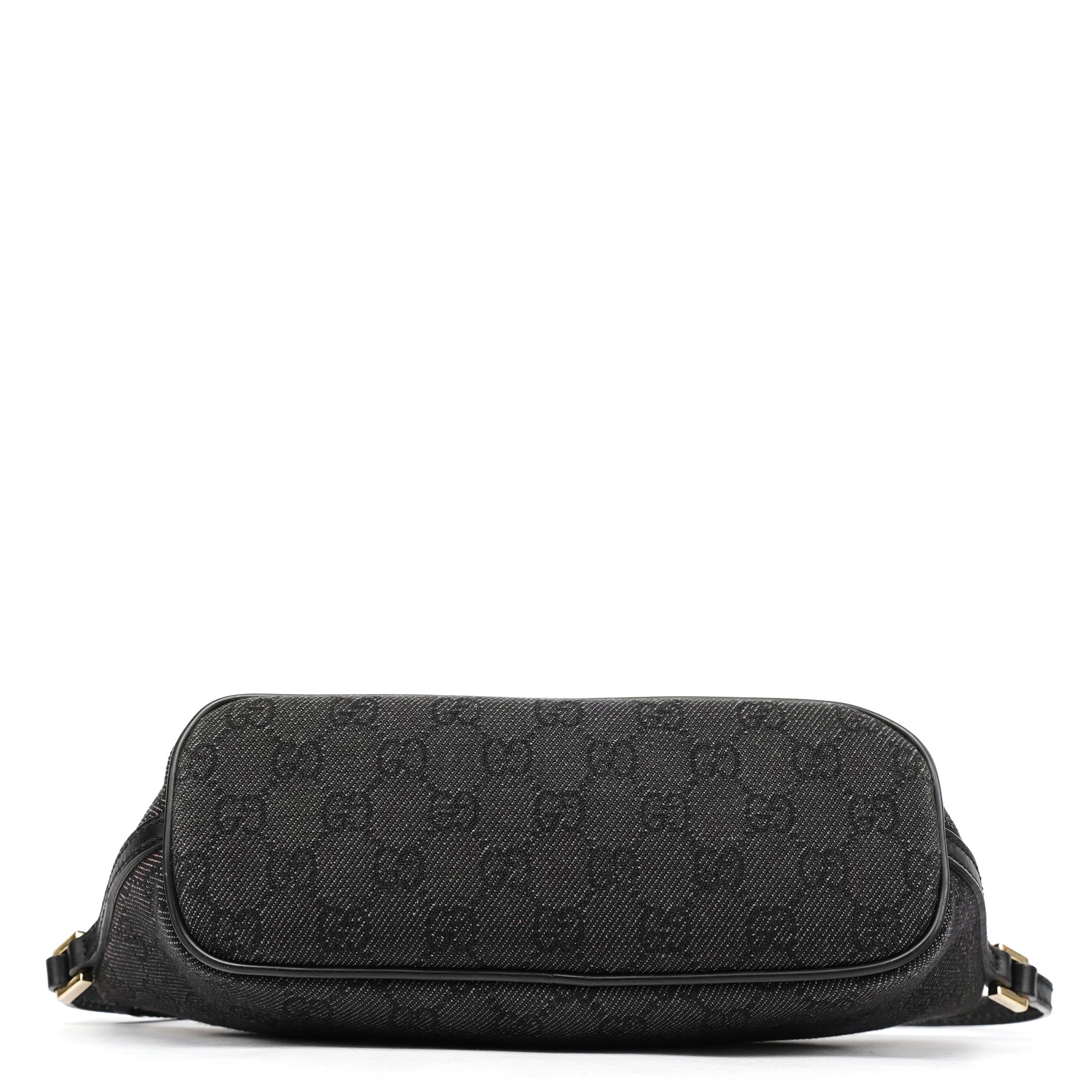 Gucci 257300 Anthracite Denim GG Boat Pochette