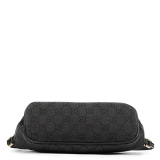 Gucci 257300 Anthracite Denim GG Boat Pochette