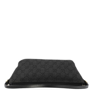 Gucci 257300 Anthracite Denim GG Boat Pochette