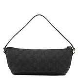 Gucci 257300 Anthracite Denim GG Boat Pochette