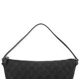 Gucci 257300 Anthracite Denim GG Boat Pochette