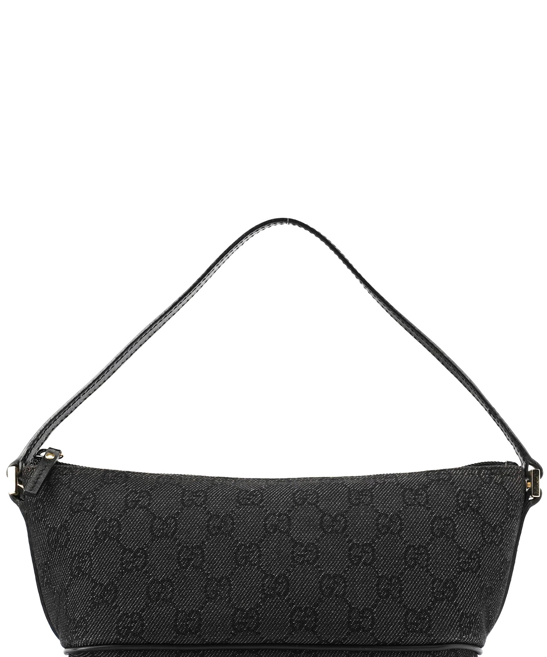 Gucci 257300 Anthracite Denim GG Boat Pochette