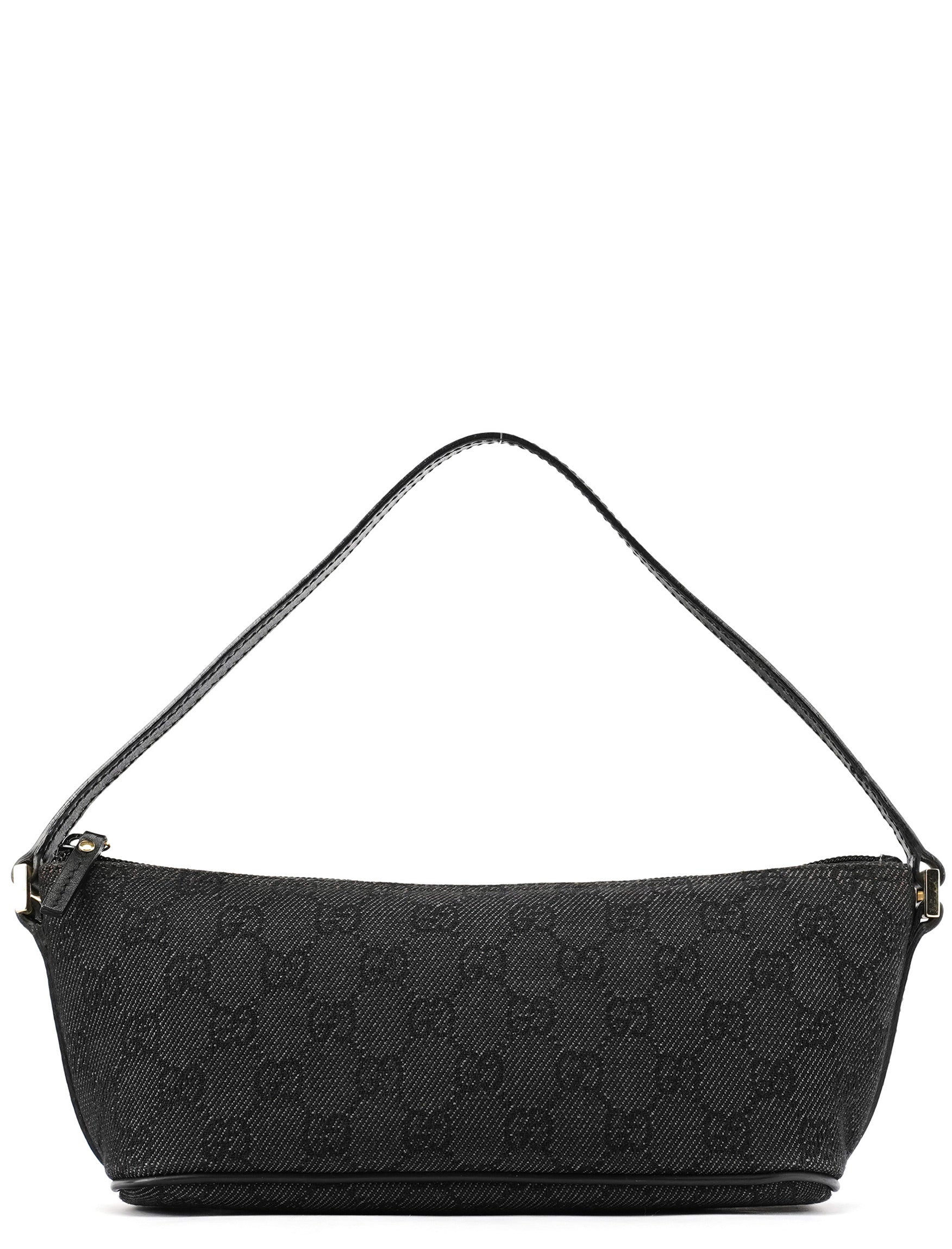 Gucci 257300 Anthracite Denim GG Boat Pochette