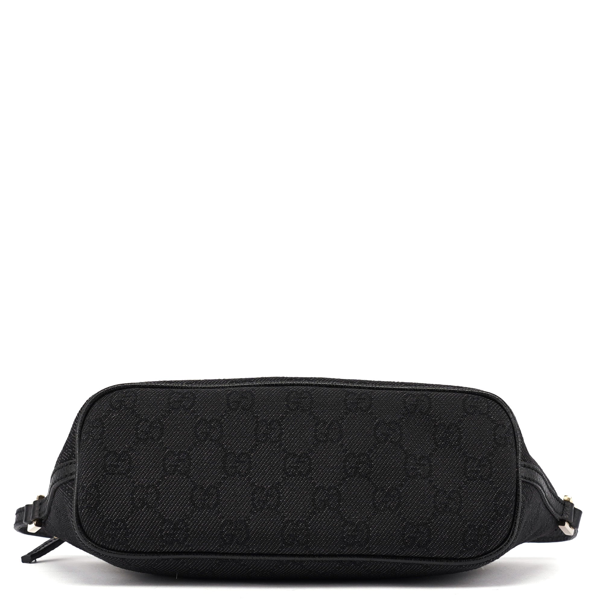Gucci 257300 GG Boat Pochette en denim GG anthracite