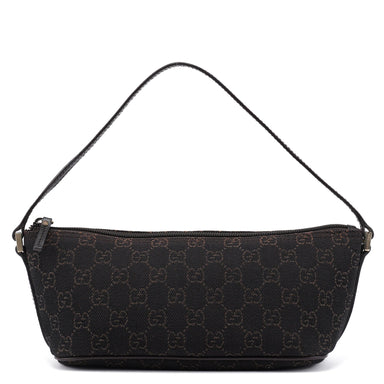 Gucci 257300 Brown GG Boat Pochette