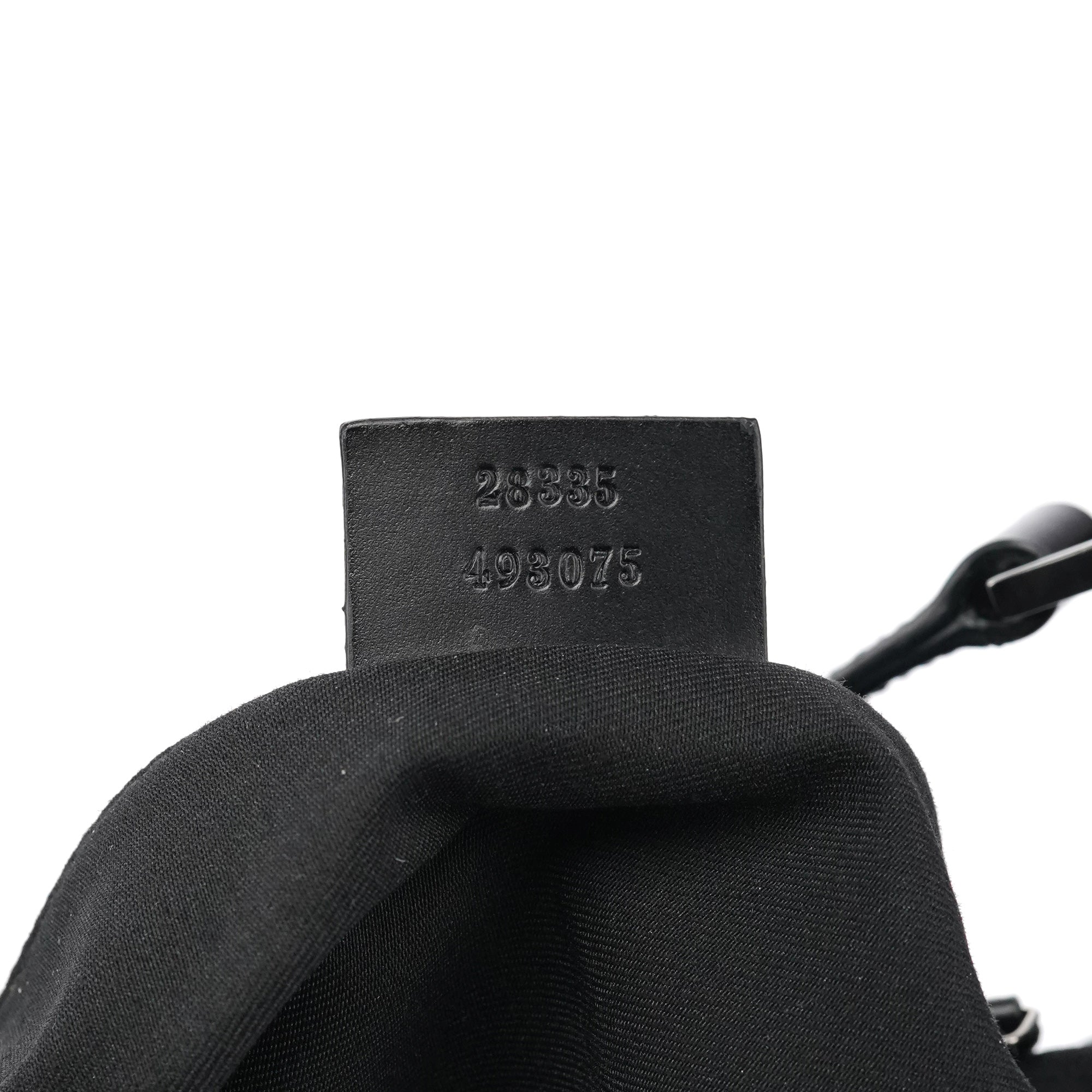 Gucci 28335 Sac hobo en toile GG noire