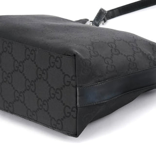 Gucci 28335 Black GG Hobo Shoulder Bag